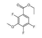 Ethyl 2,4,5-trifluoro-3-methoxybenzoate Structure