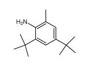 2,4-bis(1,1-dimethylethyl)-6-methylbenzenamine Structure
