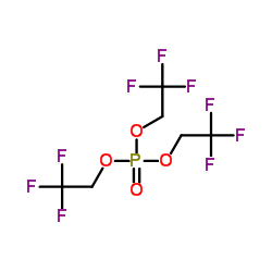 磷酸三(2,2,2-三氟乙基)酯结构式