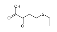 4-ethylsulfanyl-2-oxobutanoic acid结构式