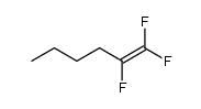 1,1,2-trifluorohex-1-ene Structure