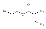 2-甲基丁酸丙酯结构式