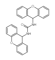 1,3-di-9H-xanthen-9-ylurea结构式