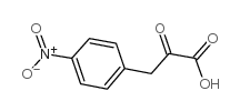 3-(4-nitrophenyl)-2-oxo-propanoic acid structure