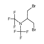 1,3-dibromo-N,N-bis(trifluoromethyl)propan-2-amine Structure