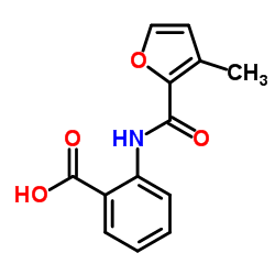 2-(3-Methylfuran-2-carboxamido)benzoic acid Structure