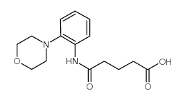 4-(2-吗啉-4-苯基氨基甲酰基)-丁酸结构式