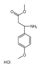 (S)-3-氨基-3-(4-甲氧基苯基)-丙酸甲酯盐酸盐结构式