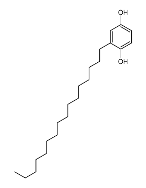 2-hexadecylbenzene-1,4-diol结构式