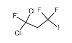 1,1-dichloro-1,3,3-trifluoro-3-iodo-propane Structure