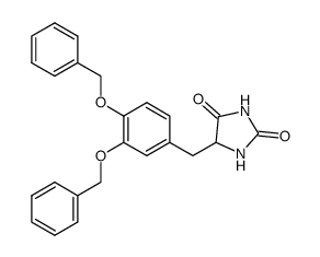 5-(3,4-bis-benzyloxy-benzyl)-imidazolidine-2,4-dione Structure