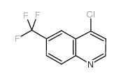 4-氯-6-(三氟甲基)喹啉结构式
