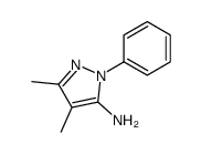 4,5-dimethyl-2-phenylpyrazol-3-amine结构式