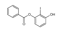 3-hydroxy-2-iodophenyl benzoate Structure