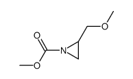 1-Aziridinecarboxylicacid,2-(methoxymethyl)-,methylester(9CI) Structure