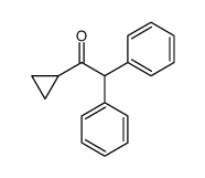 1-cyclopropyl-2,2-diphenylethanone结构式