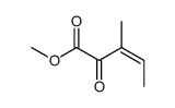 methyl 3-methyl-2-oxopent-3-enoate Structure