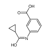 3-[(Cyclopropylcarbonyl)amino]benzoic acid Structure