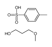 3-methoxypropan-1-ol,4-methylbenzenesulfonic acid结构式