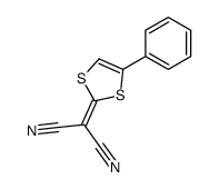 2-(4-phenyl-1,3-dithiol-2-ylidene)propanedinitrile Structure