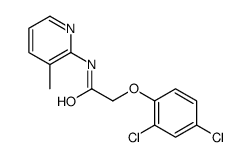 2-(2,4-dichlorophenoxy)-N-(3-methylpyridin-2-yl)acetamide Structure