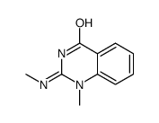 1-methyl-2-(methylamino)quinazolin-4-one结构式