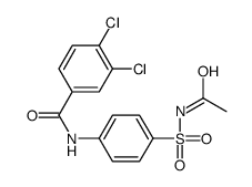 N-[4-(acetylsulfamoyl)phenyl]-3,4-dichlorobenzamide Structure