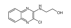 2-氯-3-(2-羟基乙基胺)喹喔啉结构式