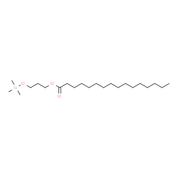 Palmitic acid 3-[(trimethylsilyl)oxy]propyl ester structure