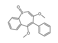 3,5-dimethoxy-4-phenyl-1λ4-benzothiepine 1-oxide结构式