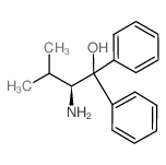 (2S)-2-amino-3-methyl-1,1-diphenylbutan-1-ol (en)Benzenemethanol, .α.-(1-amino-2-methylpropyl)-.α.-phenyl- (en) Structure