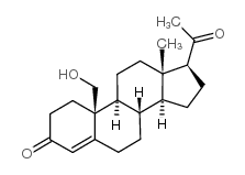 19-羟孕酮结构式