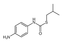 S-(2-methylpropyl) N-(4-aminophenyl)carbamothioate Structure