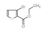 3-溴-2-噻吩羧酸乙酯结构式