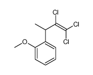 1-methoxy-2-(3,4,4-trichlorobut-3-en-2-yl)benzene Structure