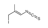 3-iodo-1-isothiocyanato-2-methylprop-1-ene结构式