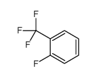 1-fluoro-2-(trifluoromethyl)benzene结构式