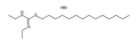 N,N'-diethyl-S-tetradecyl-isothiourea, hydrobromide结构式