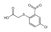 [(4-chloro-2-nitrophenyl)thio]acetic acid结构式