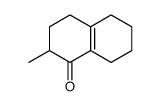 2-methyl-3,4,5,6,7,8-hexahydro-2H-naphthalen-1-one结构式