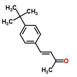 β-acetyl-4-tert-butylstyrene Structure