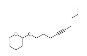 2-(non-4-yn-1-yloxy)tetrahydro-2H-pyran结构式