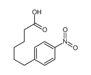 6-(4-nitrophenyl)hexanoic acid结构式