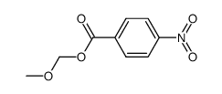 4-Nitrobenzoesaeure-methoxymethylester Structure