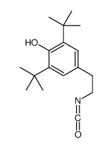 2,6-ditert-butyl-4-(2-isocyanatoethyl)phenol结构式
