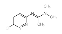 N-(6-CHLOROPYRIDAZIN-3-YL)-N,N-DIMETHYLETHANIMIDAMIDE Structure