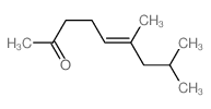 (E)-6,8-dimethylnon-5-en-2-one结构式