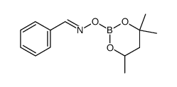 BENZALDEHDE-0-(4,4,6-TRIMETHYL-[1,3,2]-DIOXABORINAN-2-YL)-OXIME结构式