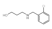 3-(2-氯-苄基氨基)-1-丙醇结构式