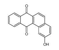 2-hydroxybenzo[a]anthracene-7,12-dione结构式